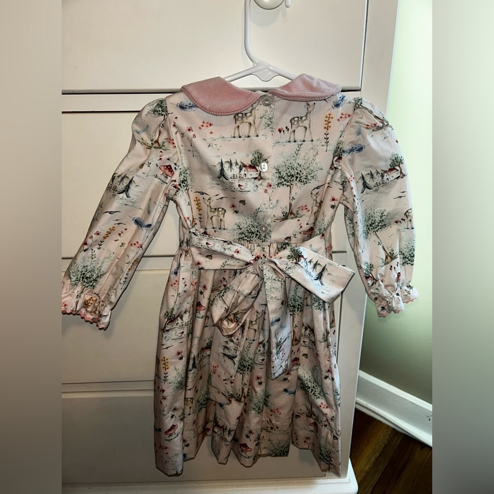 Size 2T Anavini Hand Smocked Dress - Picture 2 of 2